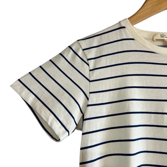 Nili Lotan Mariela striped cotton crew neck t-shirt XS excellent condition - Picture 6 of 11